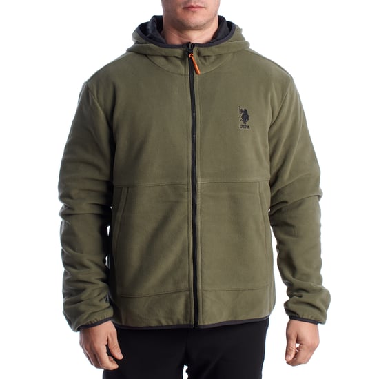 Chaqueta de forro polar reversible y a prueba de viento para hombre US40126001 - Image 2
