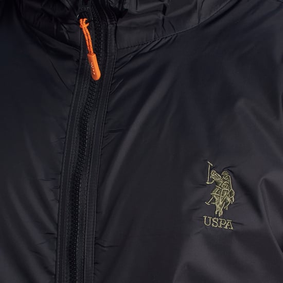 Chaqueta de forro polar reversible y a prueba de viento para hombre US40126001 - Image 3