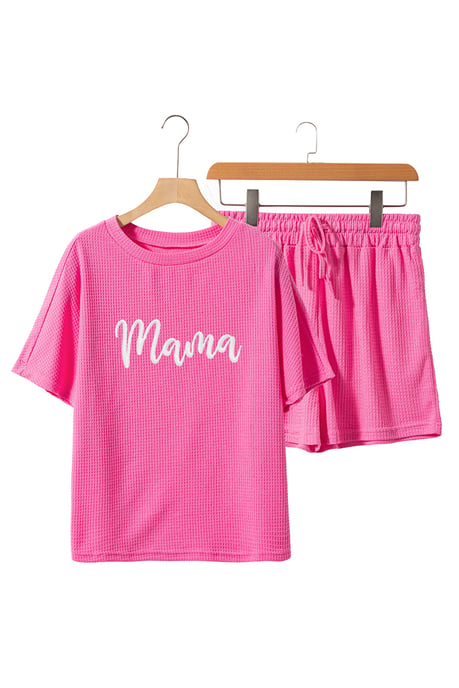 Conjunto de lounge de punto waffle Mama - Image 6