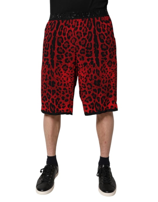 Pantalones Cortos Casual de Animal Print Leopardo - Image 2