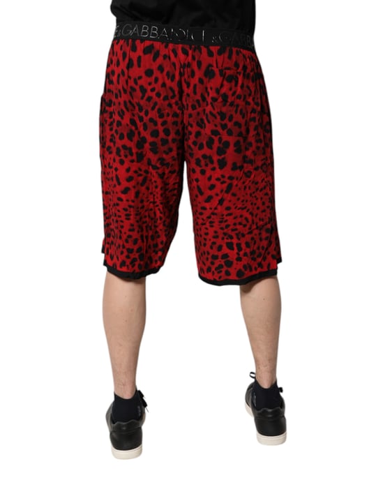 Pantalones Cortos Casual de Animal Print Leopardo - Image 4