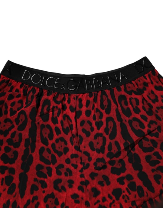 Pantalones Cortos Casual de Animal Print Leopardo - Image 5