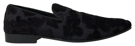 Mocasines de terciopelo con patrón floral - Image 1