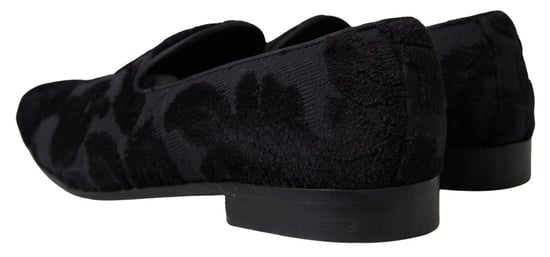 Mocasines de terciopelo con patrón floral - Image 2