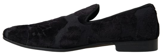Mocasines de terciopelo con patrón floral - Image 3
