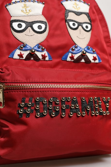 Mochila Adorno VULCANO Roja #DGFAMILY - Image 5