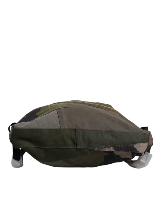 Mochila de Parchwork Verde Militar - Image 3