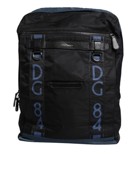 Mochila Escolar Negra de Nylon con Logo DG - Image 1