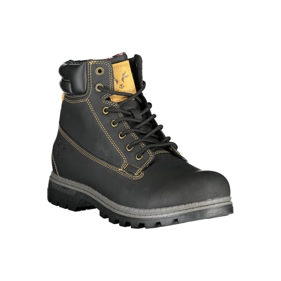 Botas de Cuero Negros Estilo Con Cordones - Image 2