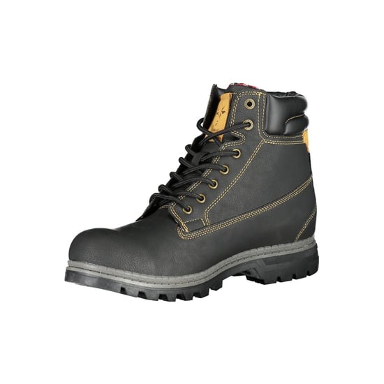 Botas de Cuero Negros Estilo Con Cordones - Image 3