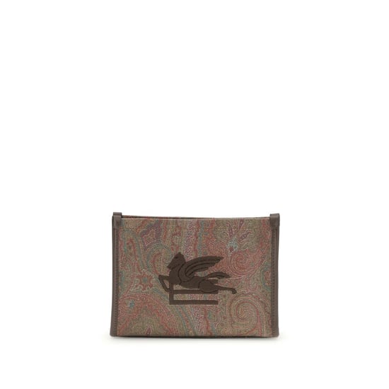 Bolso de mano de cuero de ternera marrón Bos Taurus - Image 1