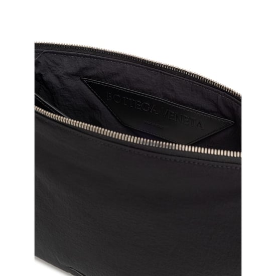 Bolso de mano de nailon negro - Image 5