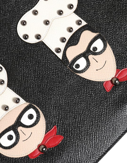 Bolso de mano para hombres de piel negra #DGFAMILY adornado - Image 5
