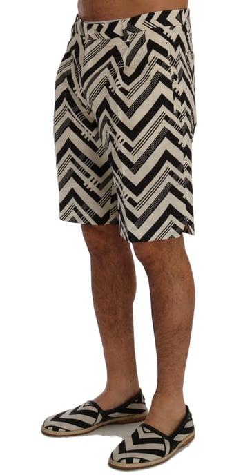 Pantalones Cortos con Estampado de Chevron - Image 2