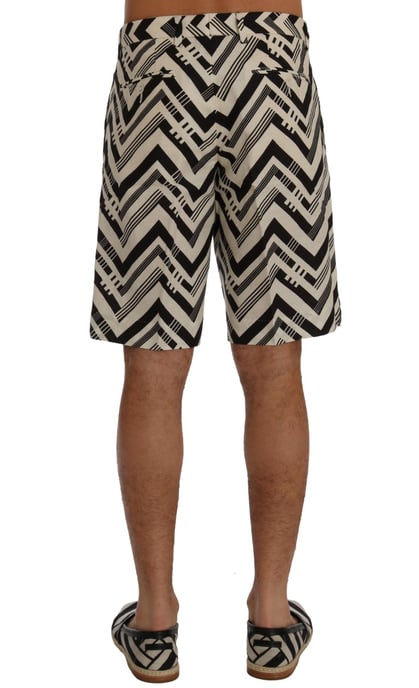 Pantalones Cortos con Estampado de Chevron - Image 3