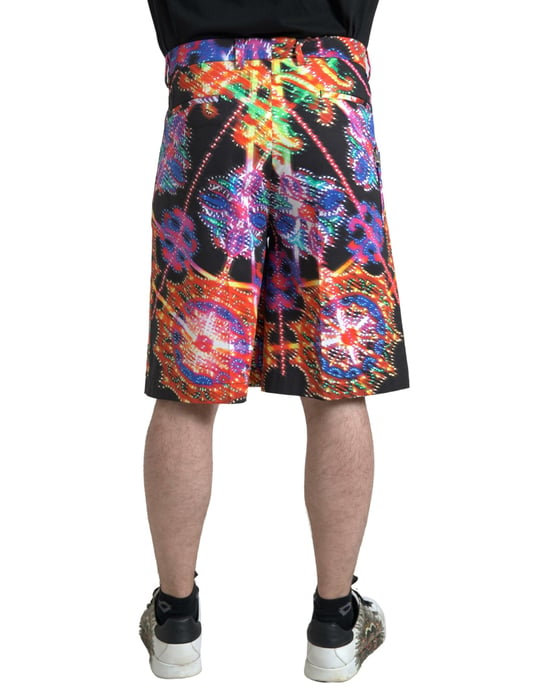 Pantalones Cortos Casual con Estampado Multicolor - Image 2