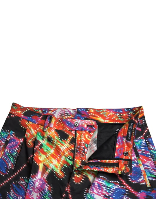 Pantalones Cortos Casual con Estampado Multicolor - Image 4