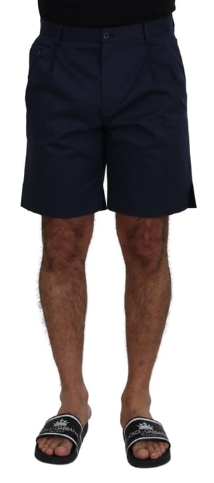 Pantalones cortos clásicos azul marino - Image 1