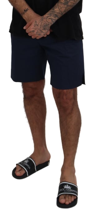 Pantalones cortos clásicos azul marino - Image 3