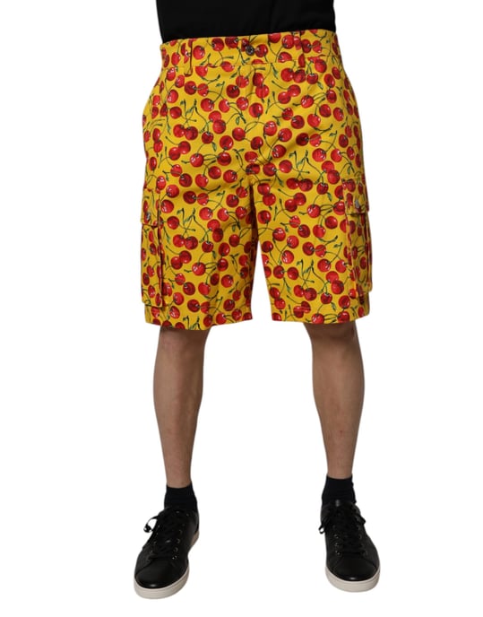 Pantalones Cortos Cargo con Estampado de Cerezos - Image 2