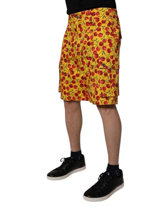 Pantalones Cortos Cargo con Estampado de Cerezos - Image 3