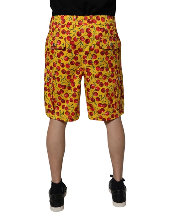 Pantalones Cortos Cargo con Estampado de Cerezos - Image 4