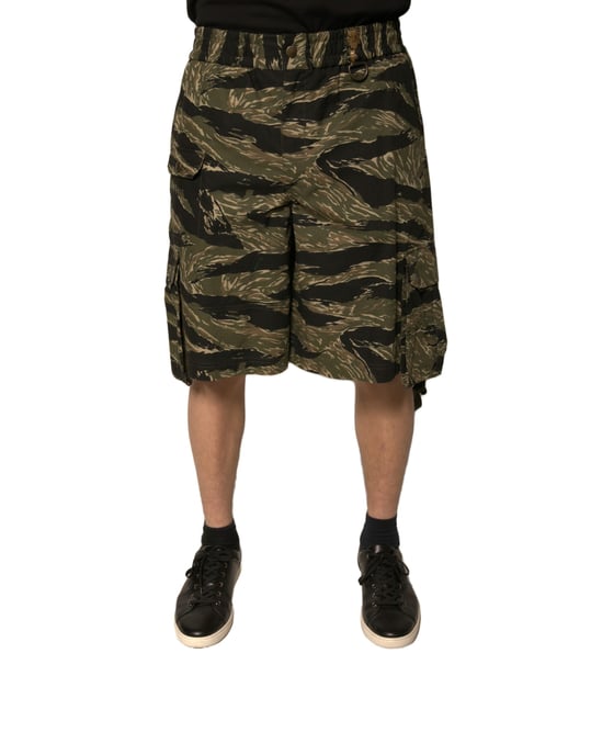 Shorts de Carga con Estampado de Tigre - Image 1