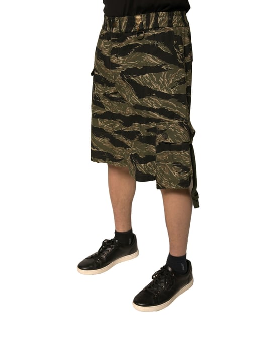 Shorts de Carga con Estampado de Tigre - Image 3
