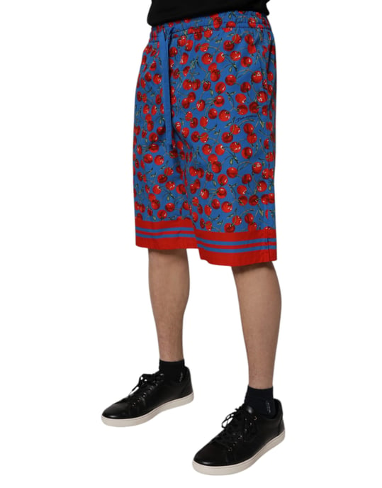 Shorts Casuales de Verano con Estampado de Cerezas - Image 3