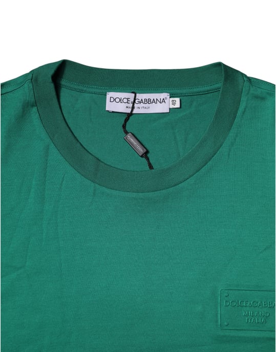 Camiseta de algodón verde - Image 4