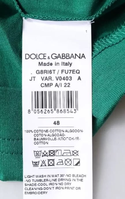 Camiseta de algodón verde - Image 5