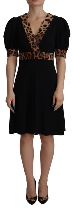 Vestido Mini de Leopardo Dolce Gabbana - Image 1