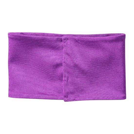 Bufanda térmica elástica de nylon morado para mujer - Image 2