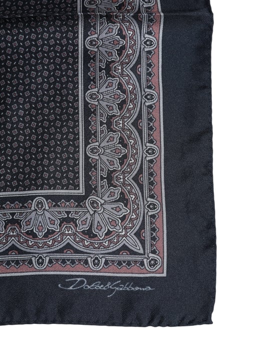 Foulard de Seda Cuadrado Fantasía Multicolor - Image 3