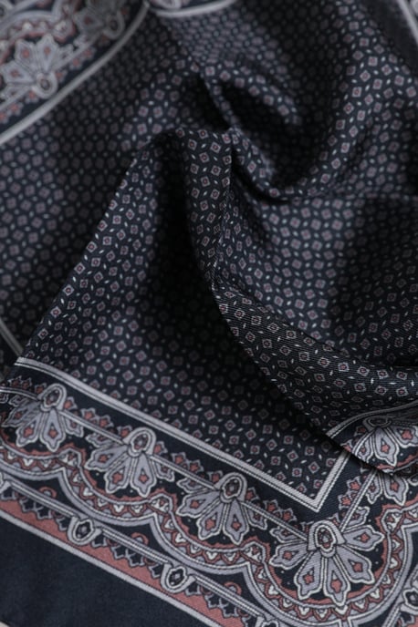 Foulard de Seda Cuadrado Fantasía Multicolor - Image 4