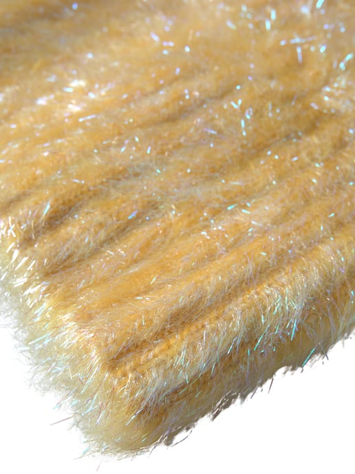 Bufanda de Cuello de Fibra de Mohair de Poliésther Amarillo - Image 2