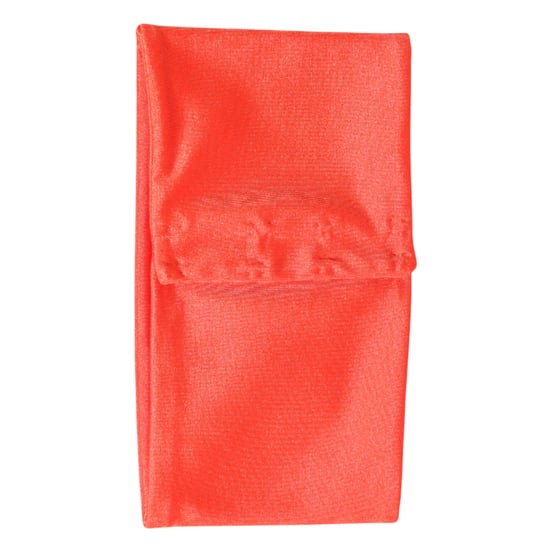 Bufanda de cuello elástica de nailon naranja para mujeres - Image 4