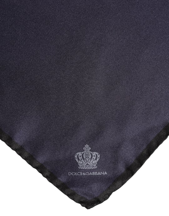 Foulard de Seda Azul DG Crown para Hombre - Image 3