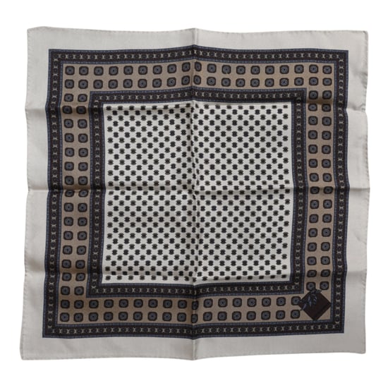 Foulard de hombres cuadrado con patrón multicolor - Image 2