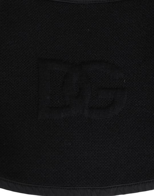 Chal de Encaje Negro Tejido con Logo DG para Hombre Talla Única - Image 2