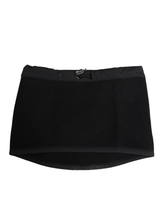 Chal de Encaje Negro Tejido con Logo DG para Hombre Talla Única - Image 3