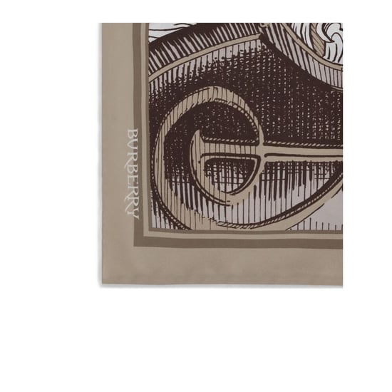 Bufanda de Seda Beige - Image 2