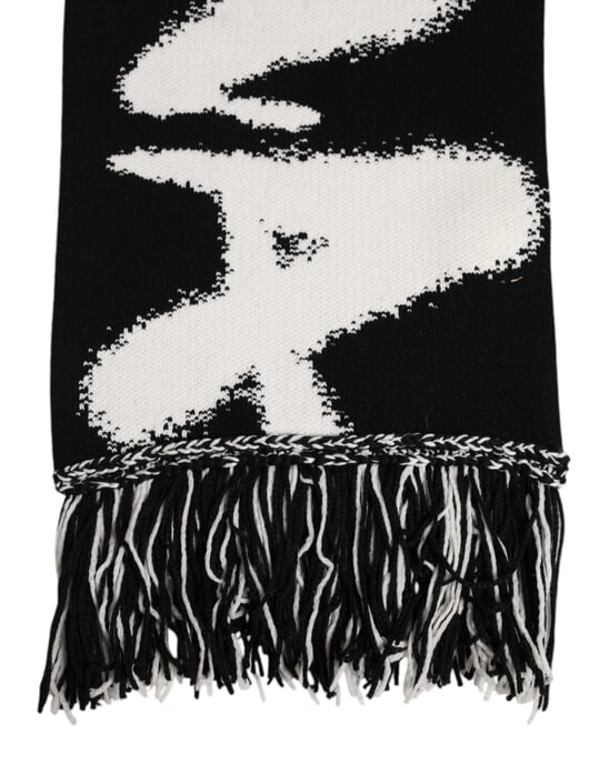Bufanda con flecos estampada - Image 3
