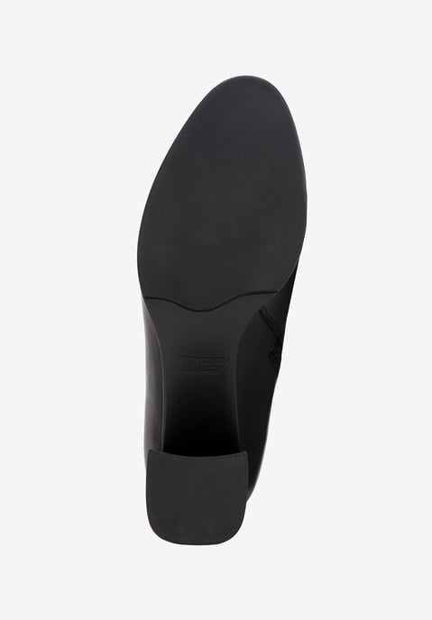 Botines de mujer Wittchen con remaches decorativos, color negro, piel natural - Image 4