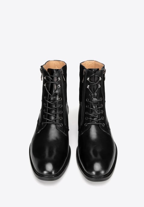 Botines de cuero negros para hombre de Wittchen - Image 2