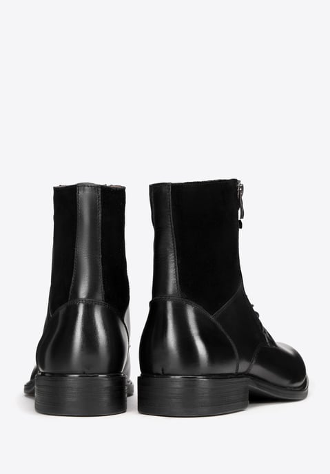 Botines de cuero negros para hombre de Wittchen - Image 3