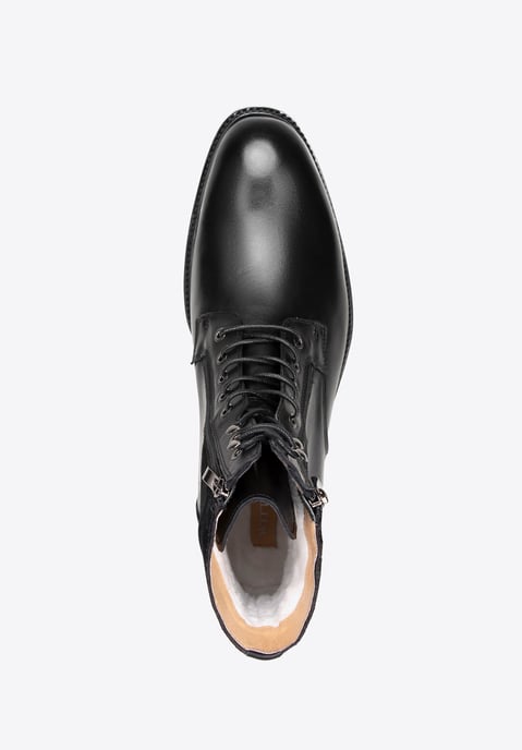 Botines de cuero negros para hombre de Wittchen - Image 4