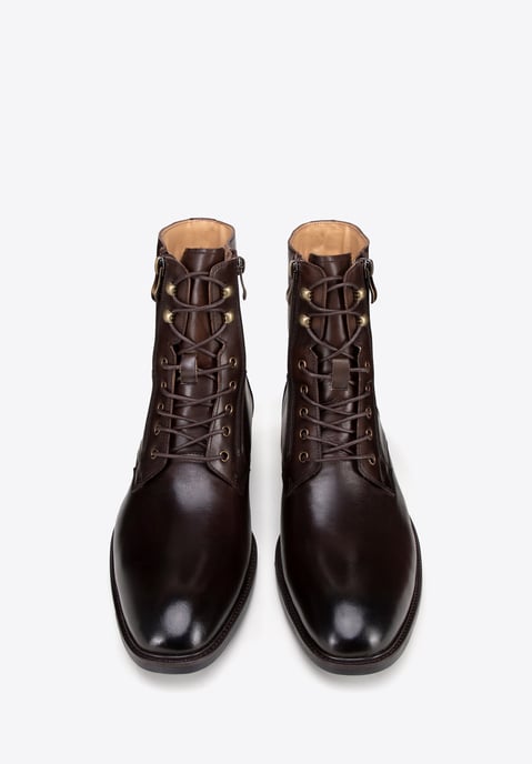 Botines de cuero marrón para hombre de Wittchen - Image 2