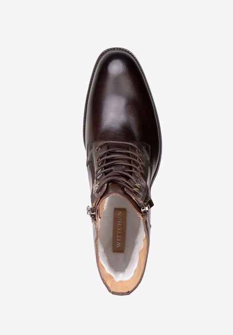 Botines de cuero marrón para hombre de Wittchen - Image 4