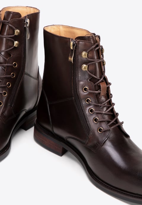 Botines de cuero marrón para hombre de Wittchen - Image 6